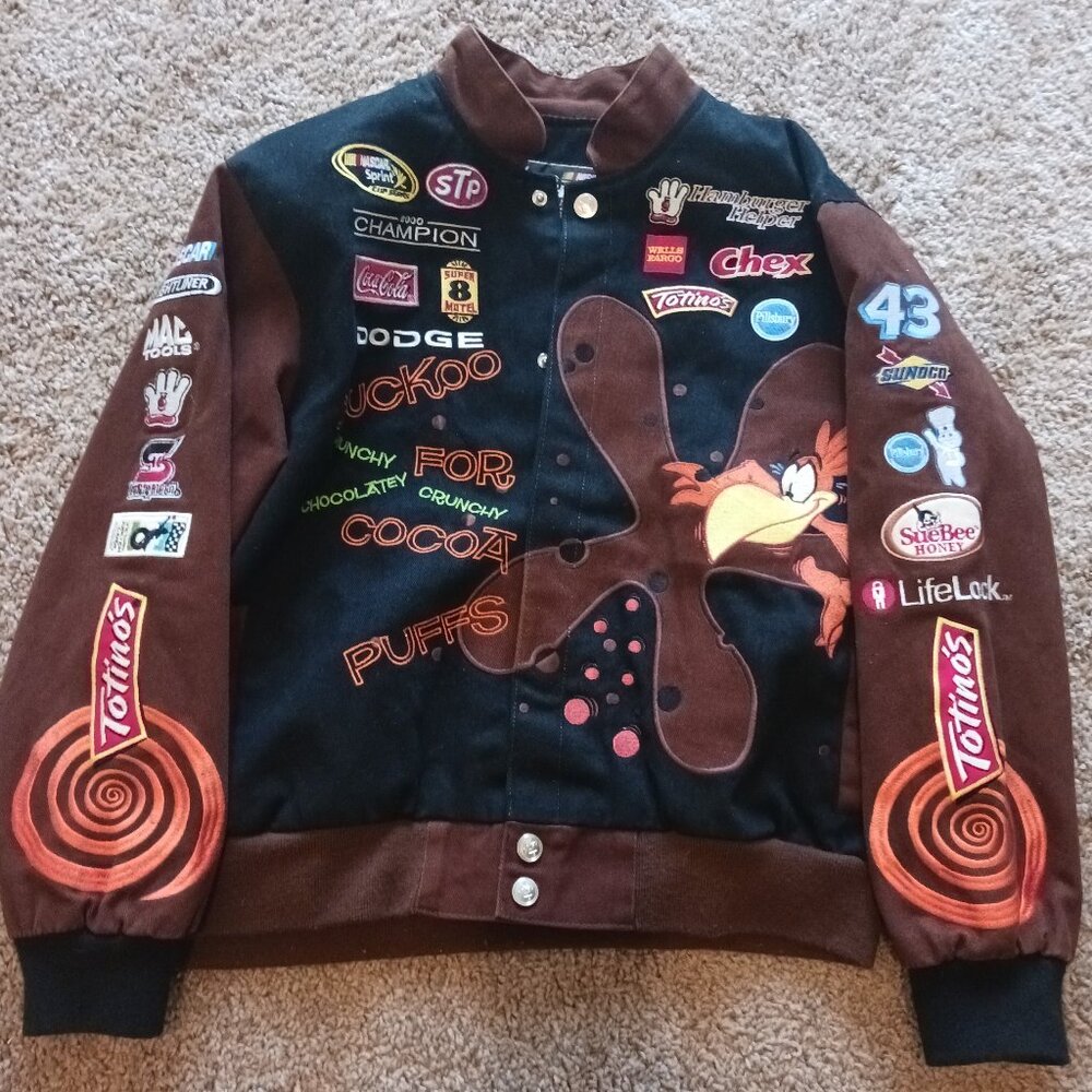 Boys Nascar Motor Sport & Racing Jacket Cocoa Puffs